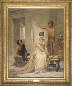 "Queen Esther" (1878), by Edwin Long (1829–1891). Oil on canvas. 213.5 x 170.3 cm. National Gallery of Victoria, Melbourne. Purchased, 1879. © Public Domain.
